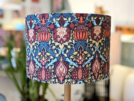 William Morris Indigo Granada Lampshade