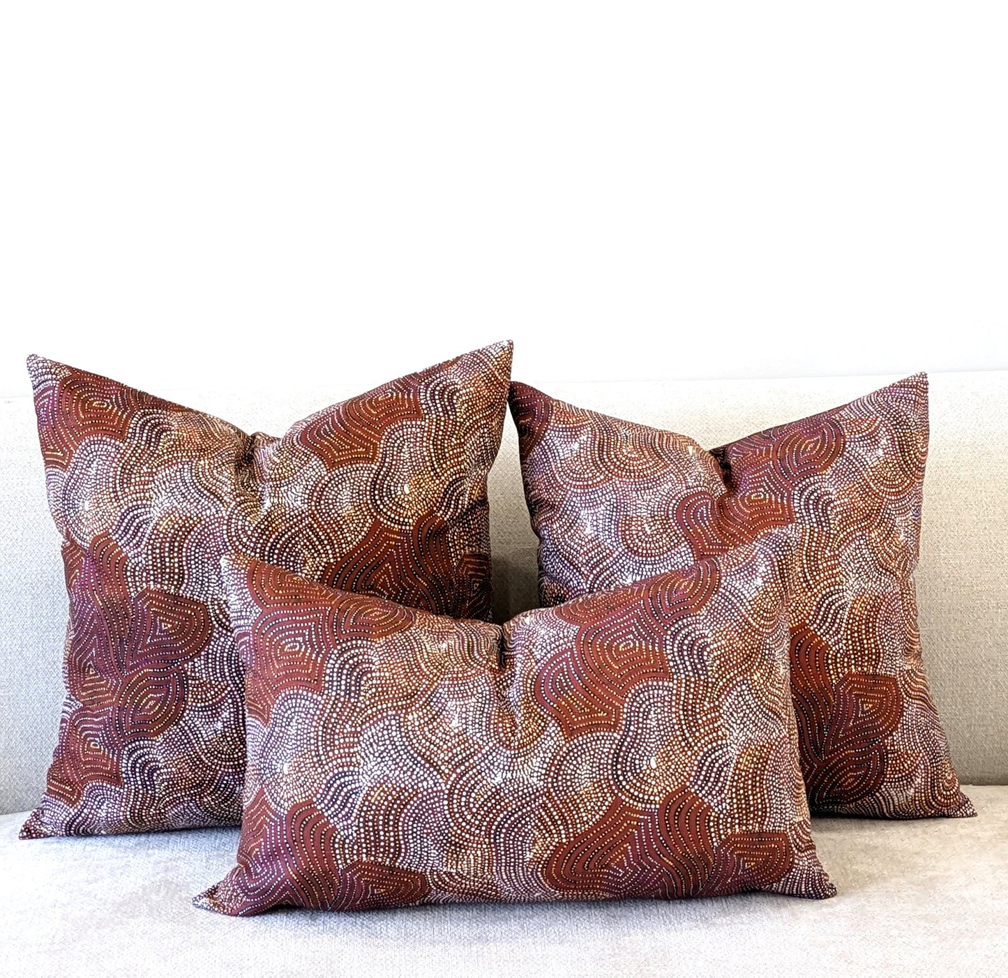 Mina Mina Jukurrpa Aboriginal Art Cushion Cover