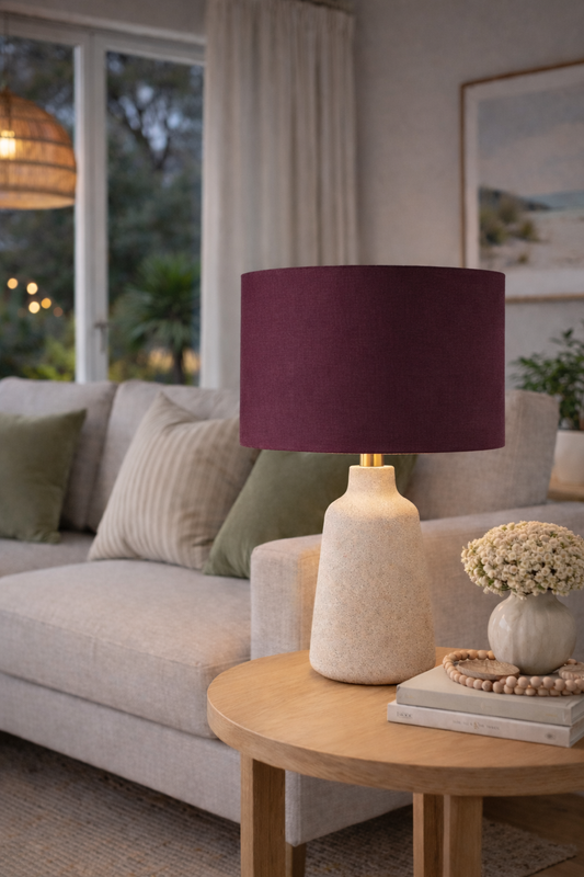 Cabernet Premium Linen Lampshade