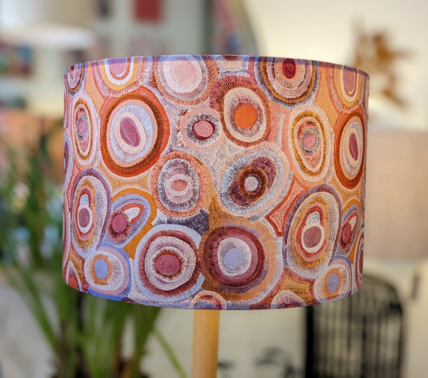 Water Dreaming Aboriginal lampshade