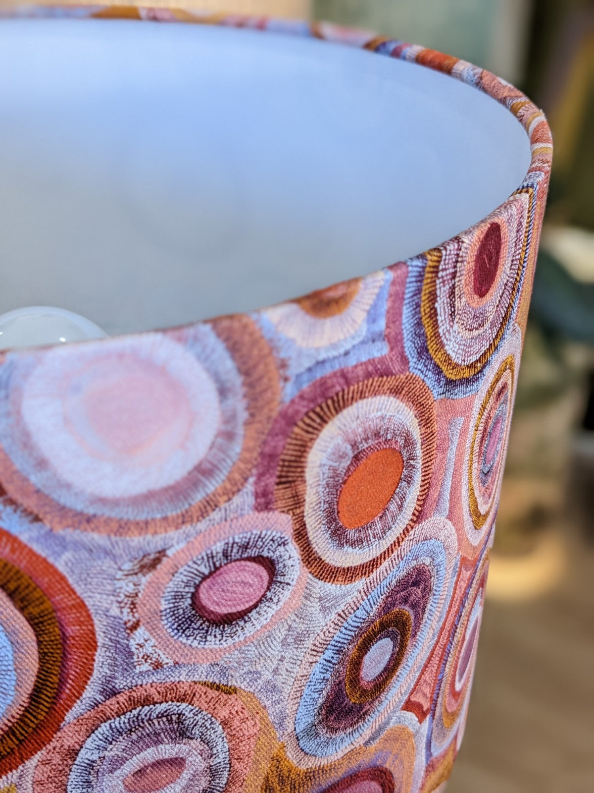 Water Dreaming Aboriginal lampshade