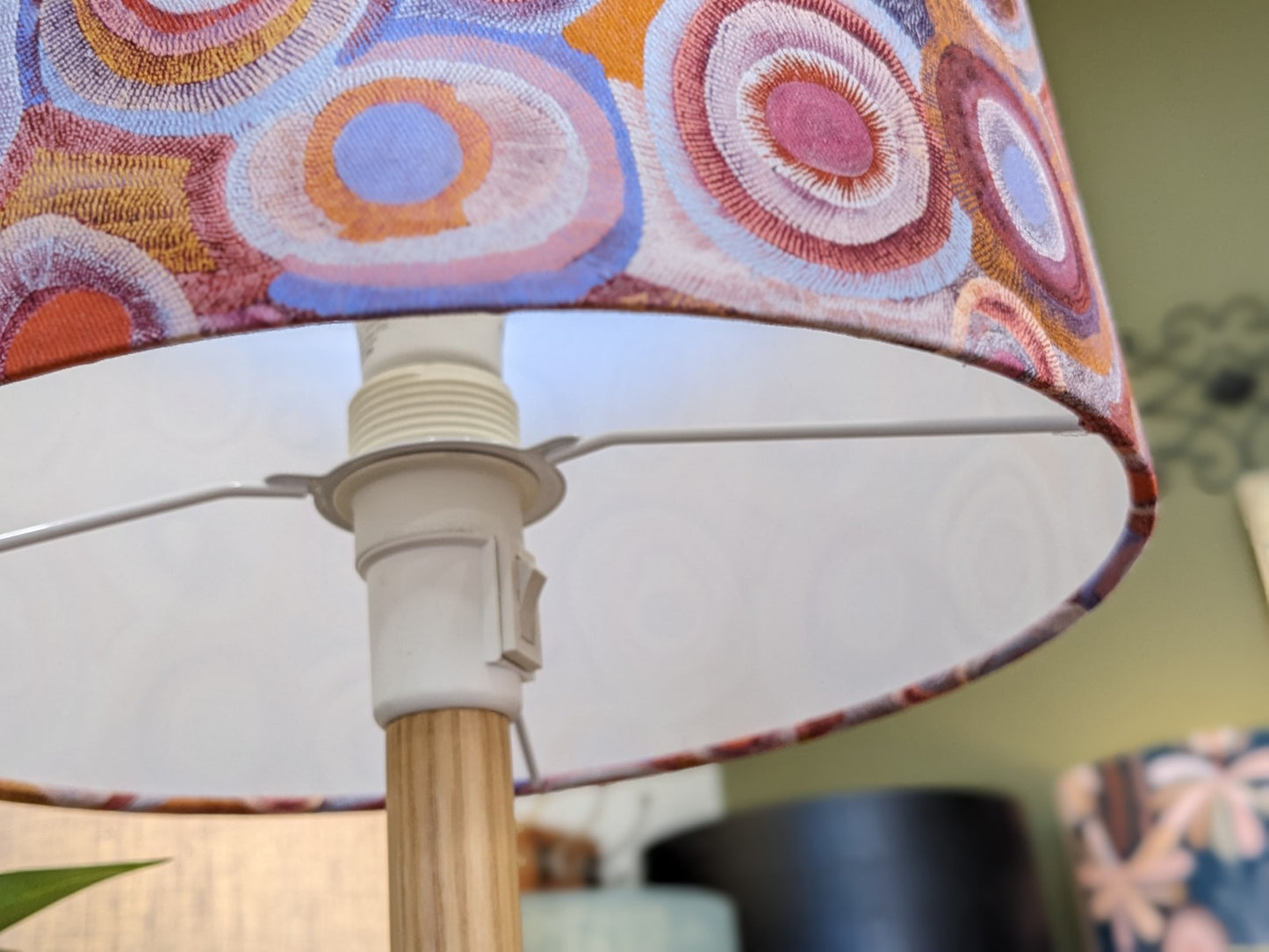Water Dreaming Aboriginal lampshade