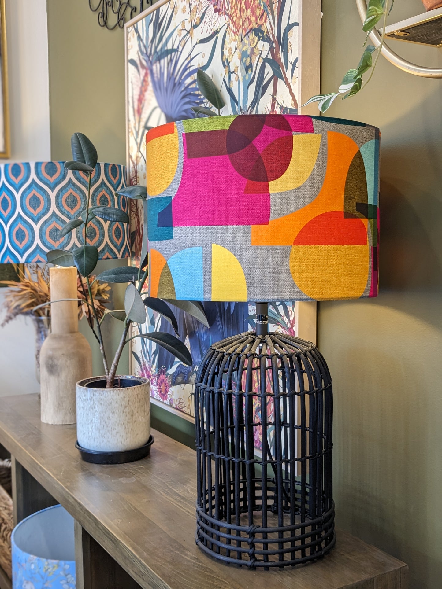 MCM Midcentury Modern lampshade by Emotive Collection, showcasing a unique design by Cecilia Mok. Crafted with premium materials in Australia, this lampshade adds a bold, stylish touch to your décor.