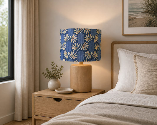 Banksia Garden Blue Lampshade