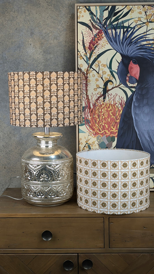 Tara Indian Block Print Lampshade