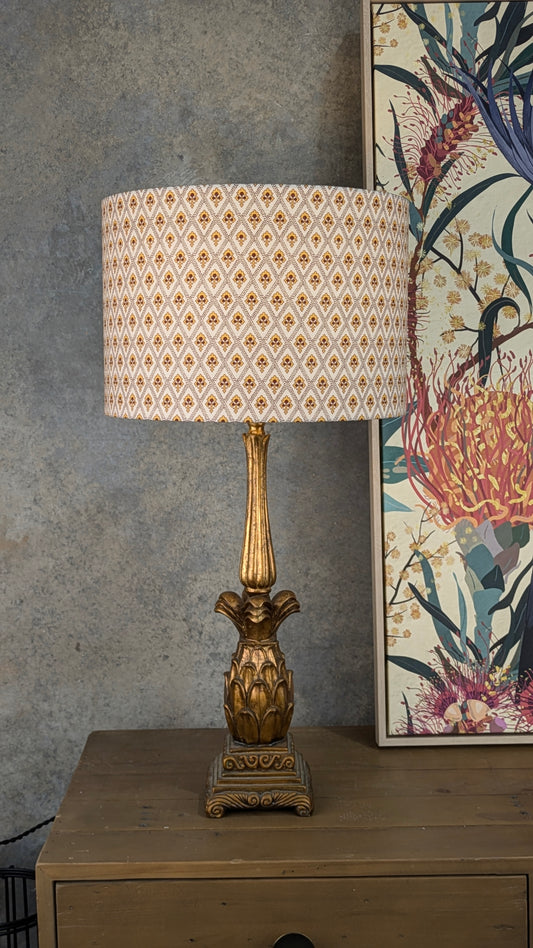 Diya Indian Block Print Lampshade