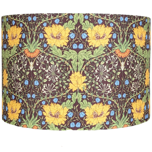 William Morris Honeysuckle Linen Lampshade