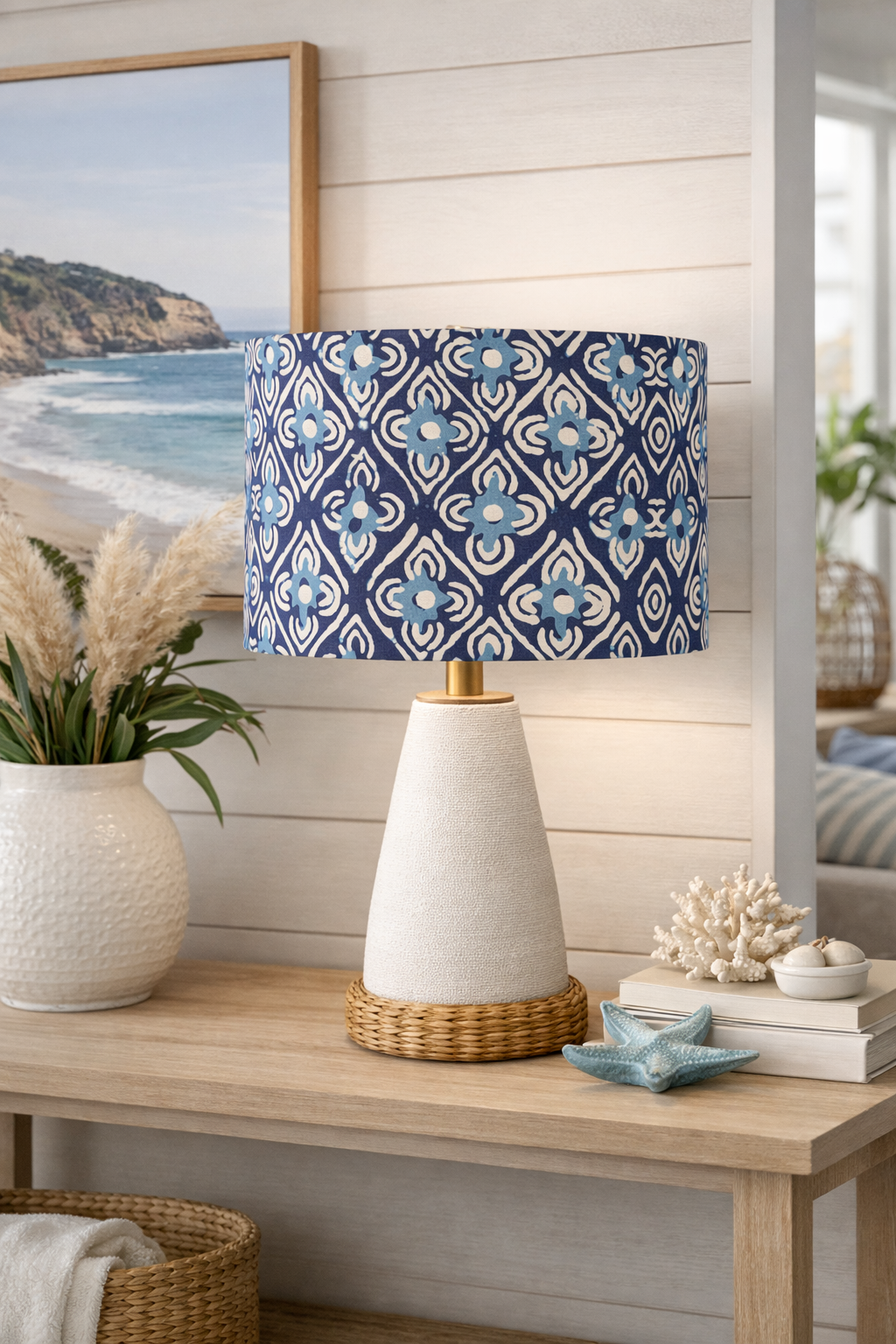 Amaya Indian Block Print Lampshade