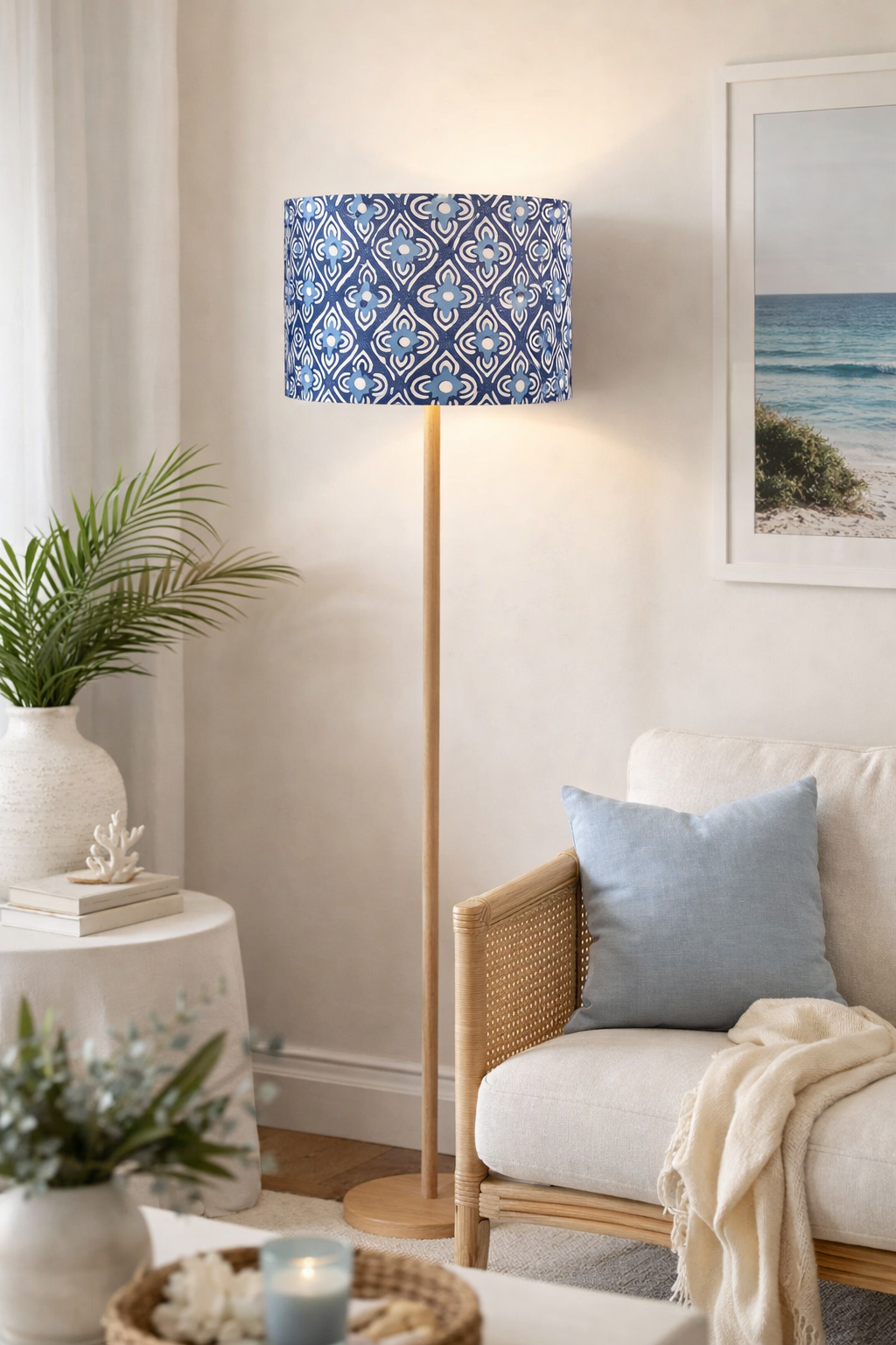 Amaya Indian Block Print Lampshade