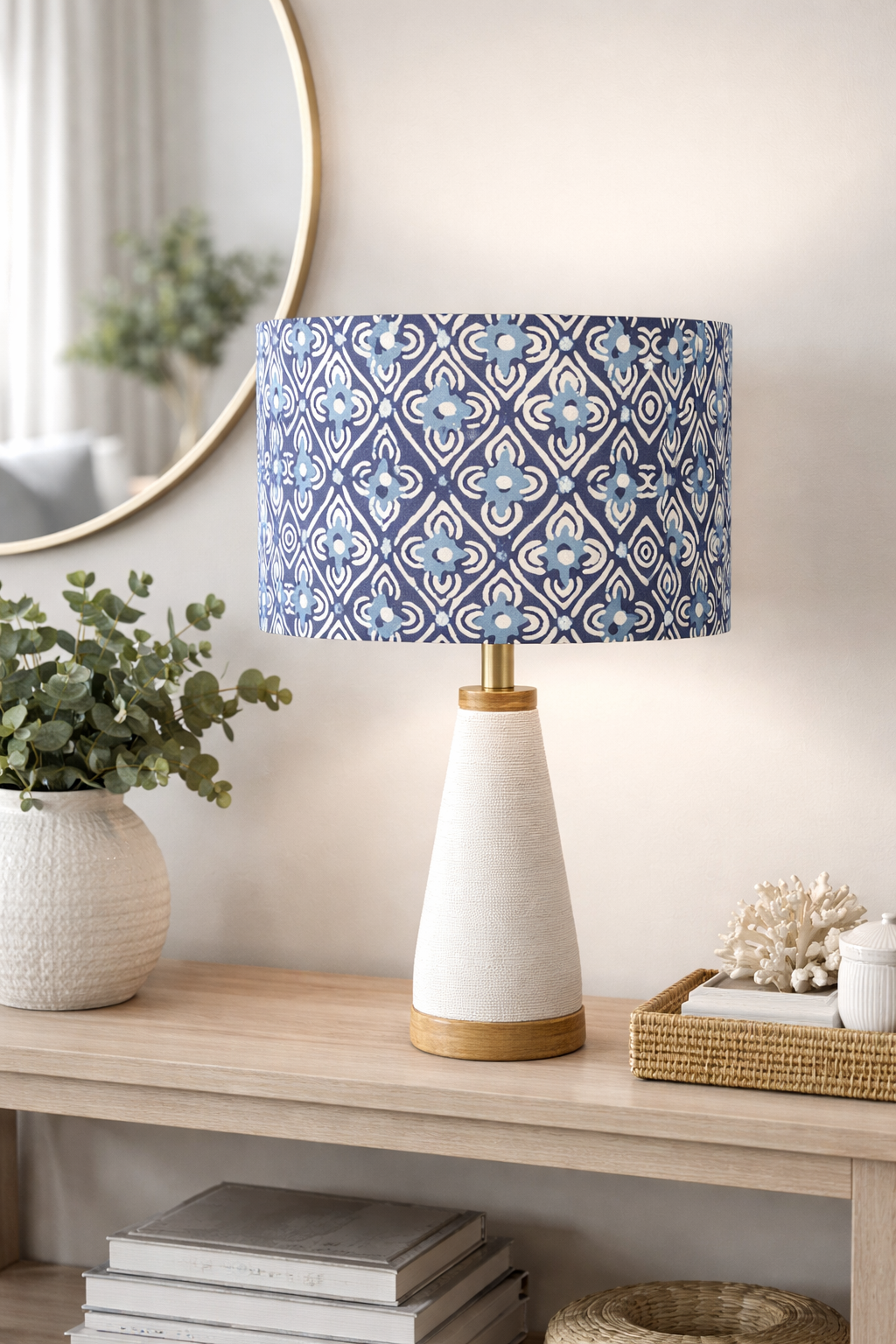 Amaya Indian Block Print Lampshade