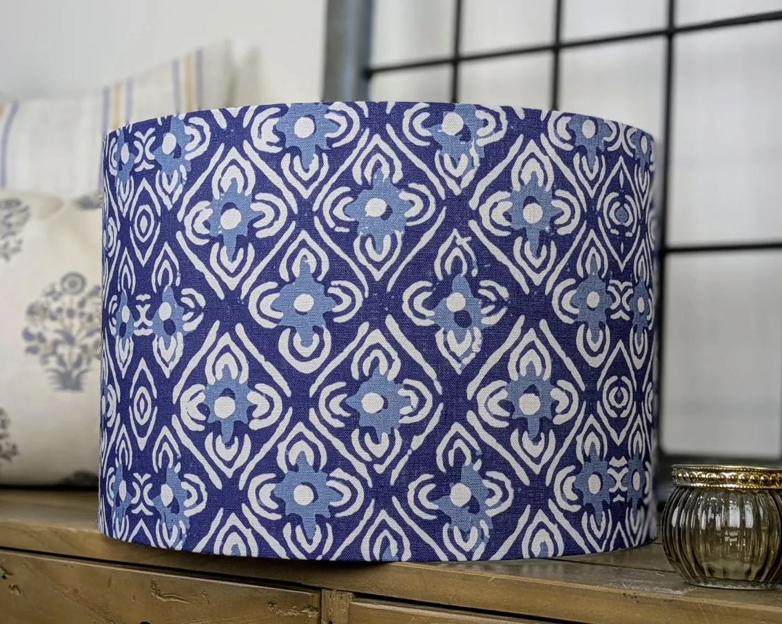 Amaya Indian Block Print Lampshade