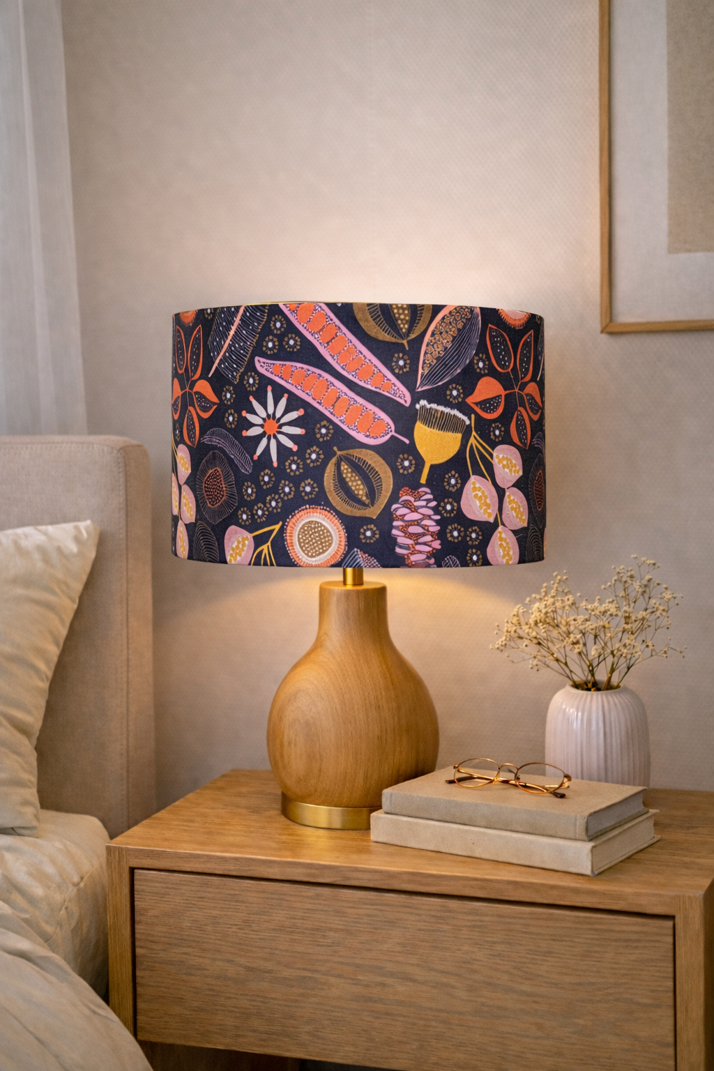 Australian Wild Flowers Lampshade