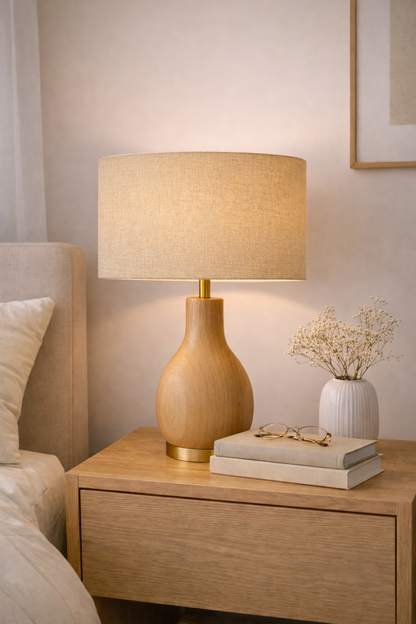 Biscuit Premium Linen Lampshade 30cm diameter x 20cm height
