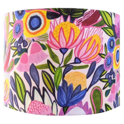 Bright Native Abstract Drum Lampshade