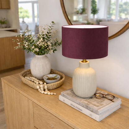 Cabernet Premium Linen Lampshade