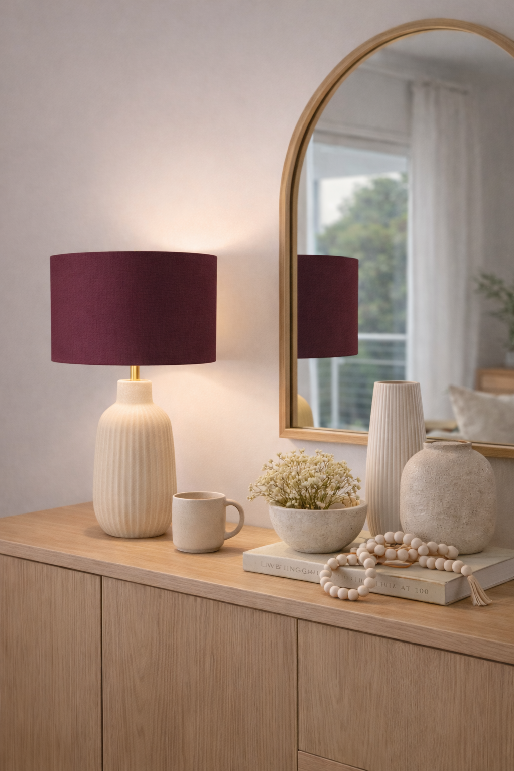 Cabernet Premium Linen Lampshade