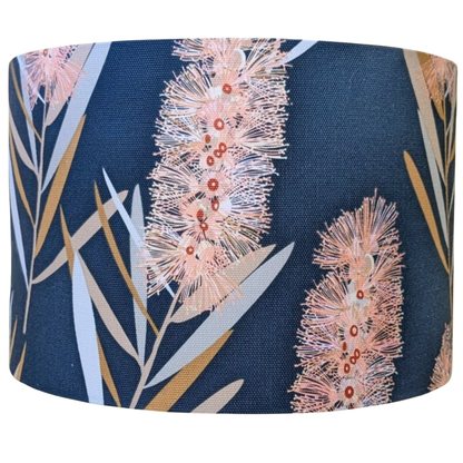 Callistemon lampshade by Emotive Collection. Artwork by Australian artist Jocelyn Proust