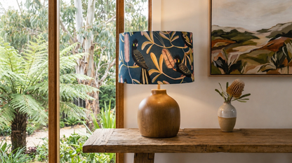 Yellow-Tailed Black Cockatoo Lampshade