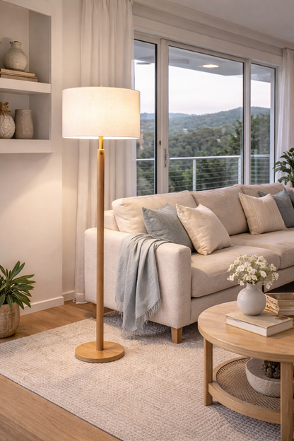 White Premium Linen Lampshade