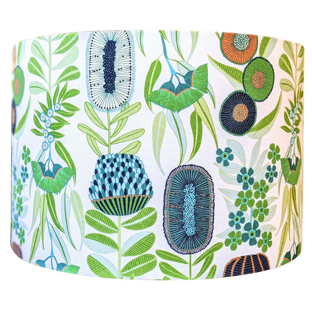 Green Australiana Lamp shade 25cm Diameter x 20cm Height