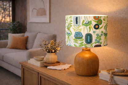 Green Australiana Lampshade