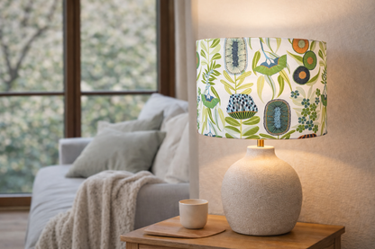 Green Australiana Lampshade