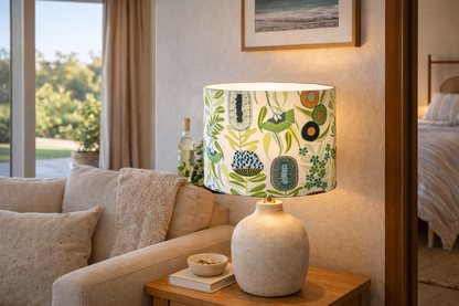 Green Australiana Lampshade