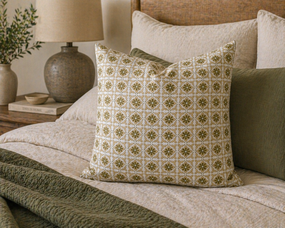 Siam Indian Block Print Cushion Cover