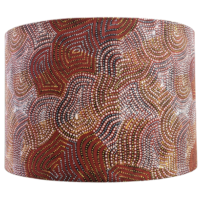 Warlu Mina Mina Jukurrpa (Ngalyipi) lampshade