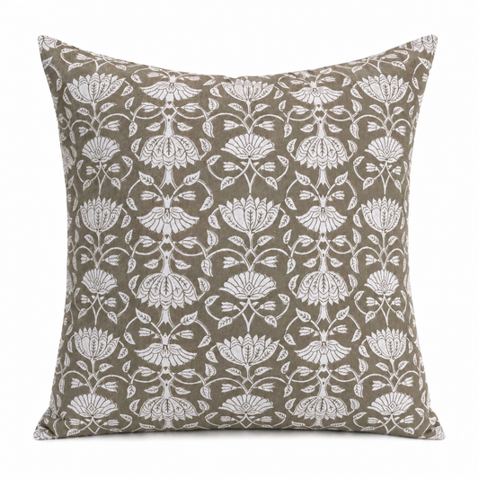 Madhavi Indian Block Print Cushion Cover