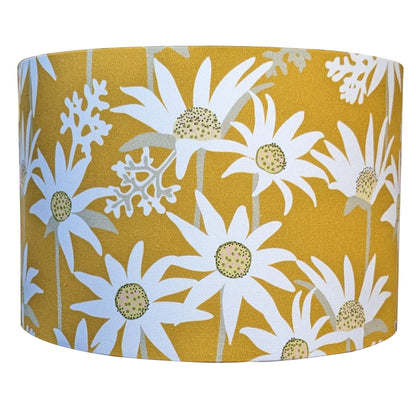Flannel Flower Mustard Lampshade