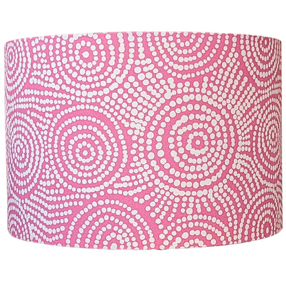 Pink Springs Lampshade 30cm diameter x 20cm height