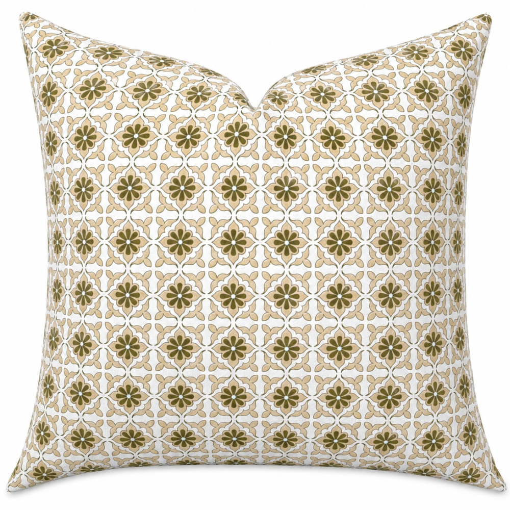 Siam Indian Block Print Cushion Cover