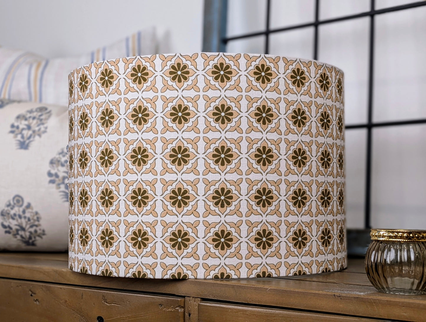 Siam Indian Block Print Lampshade
