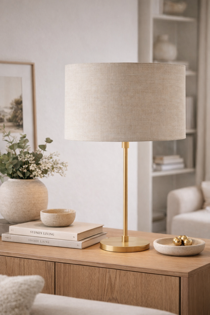 Stone Premium Linen Lampshade