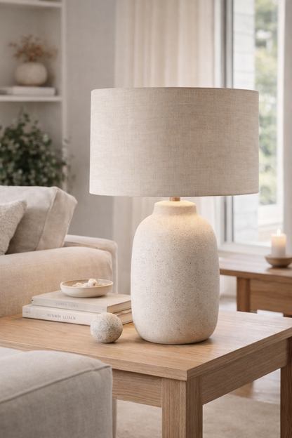 Stone Premium Linen Lampshade