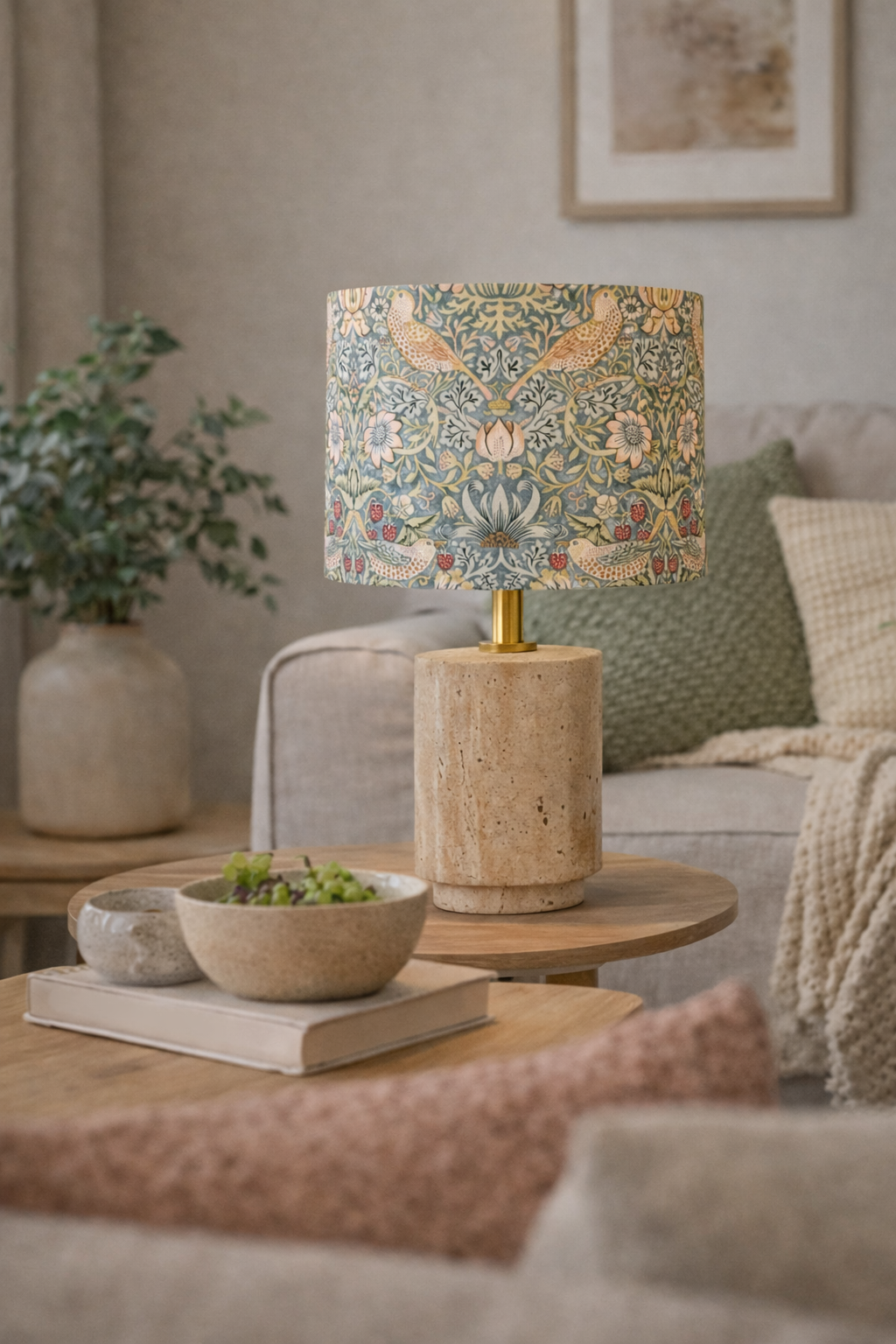 William Morris Strawberry Thief Lampshade