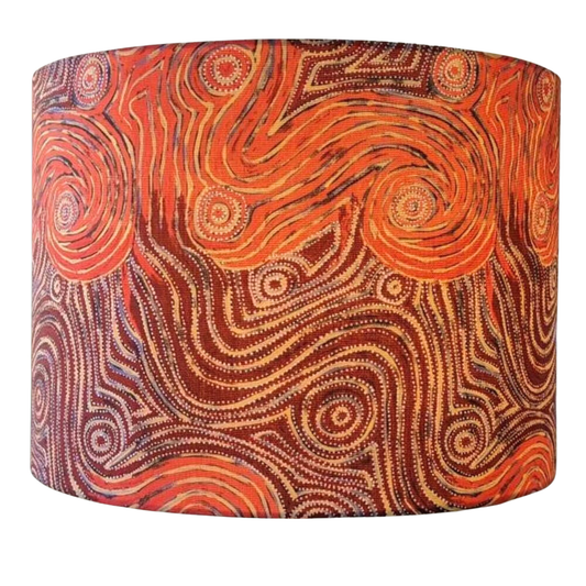 Indigenous Aboriginal Warlu Mina Mina Dreaming Lampshade