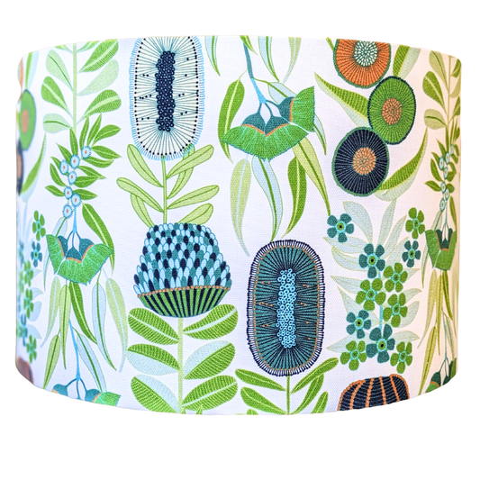 Green Australiana Lampshade