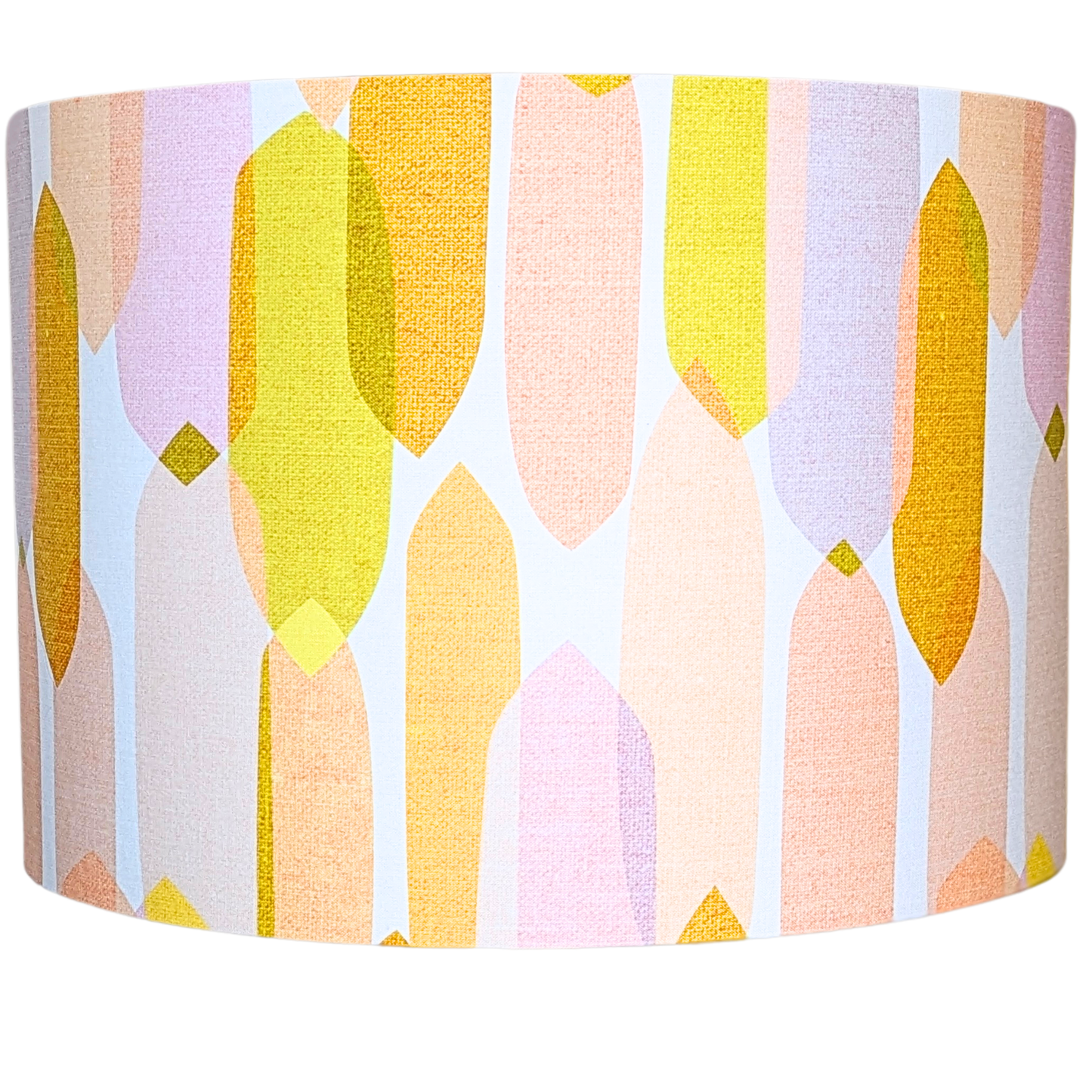 Mid Century Droplets Ivory Lampshade