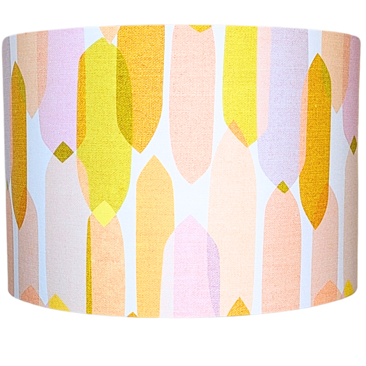 Mid Century Droplets Ivory Lampshade