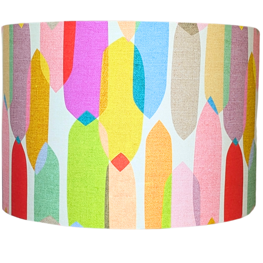 Multi-Colour Mid-Century Lampshade