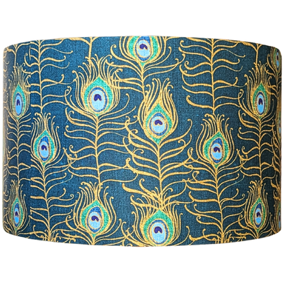 Peacock Feather Nouveau Lampshade
