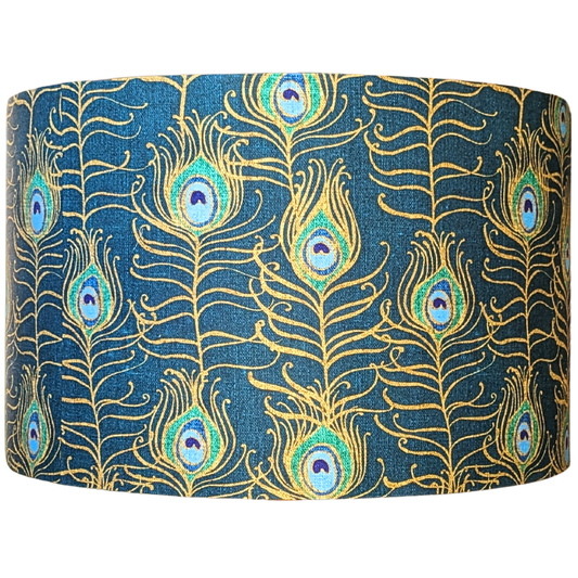 Peacock Feather Nouveau Lampshade
