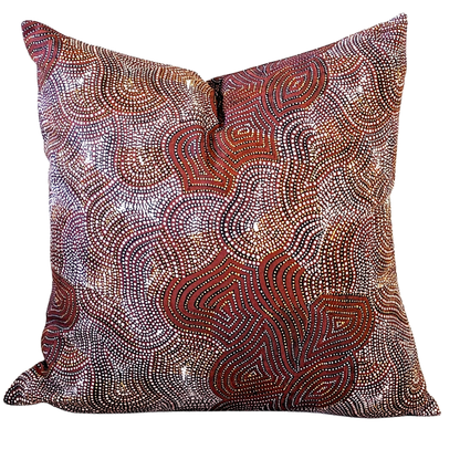 Mina Mina Jukurrpa Aboriginal Art Cushion Cover