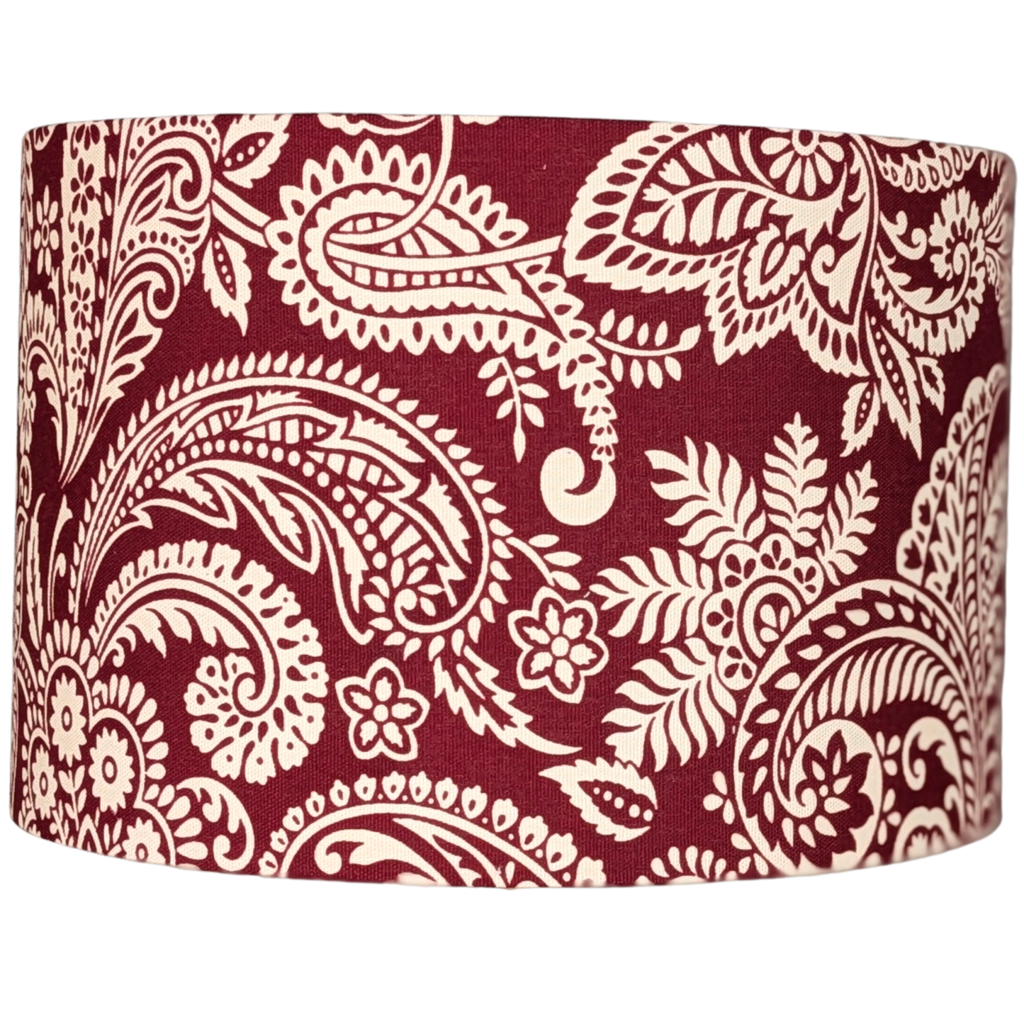Bordeaux Paisley Lampshade