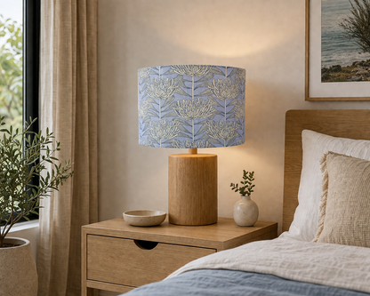 Waratah Blue Lampshade 30cm diameter x 20cm height