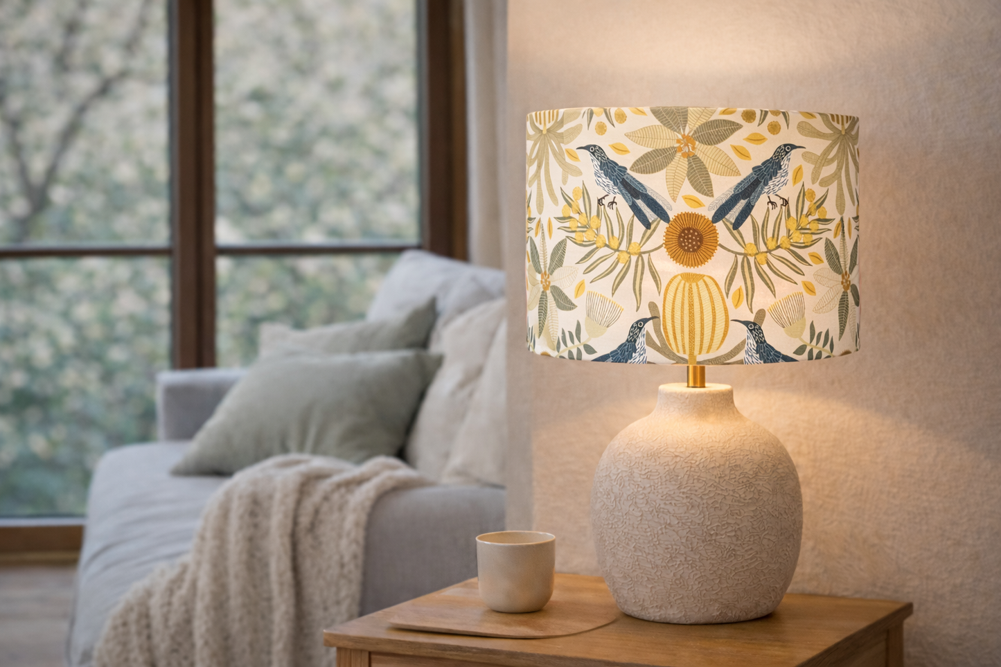 Wattlebird Lampshade