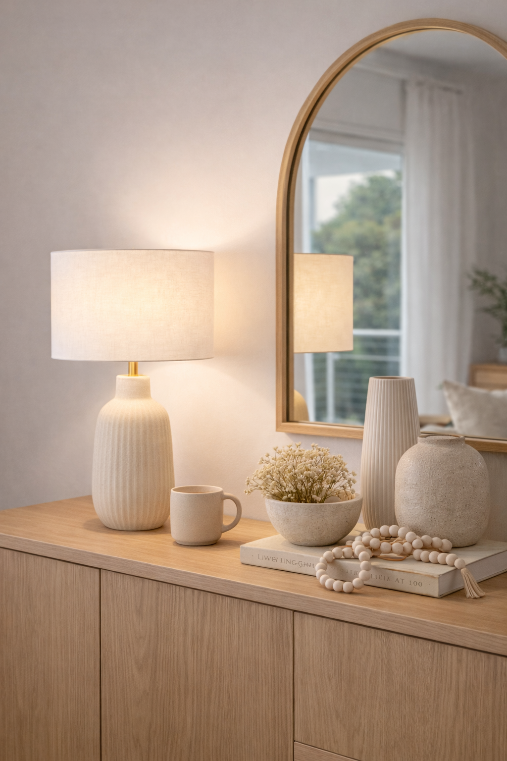 White Premium Linen Lampshade