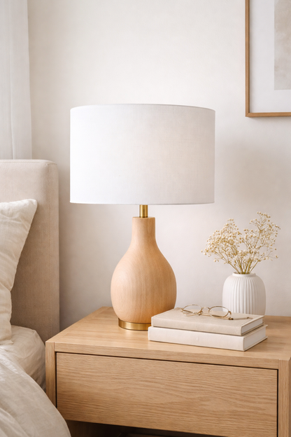 White Premium Linen Lampshade